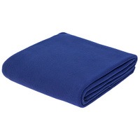 Флисовый плед Warm&Peace, ярко-синий 100х140 см