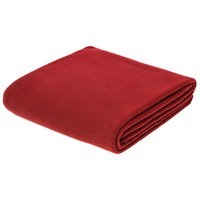 Флисовый плед Warm&Peace, красный 100х140 см